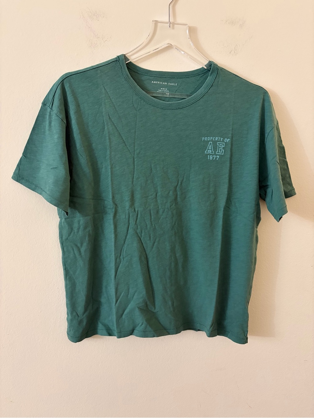 American Eagle Women’s Vintage T-shirt Size M Green NWT